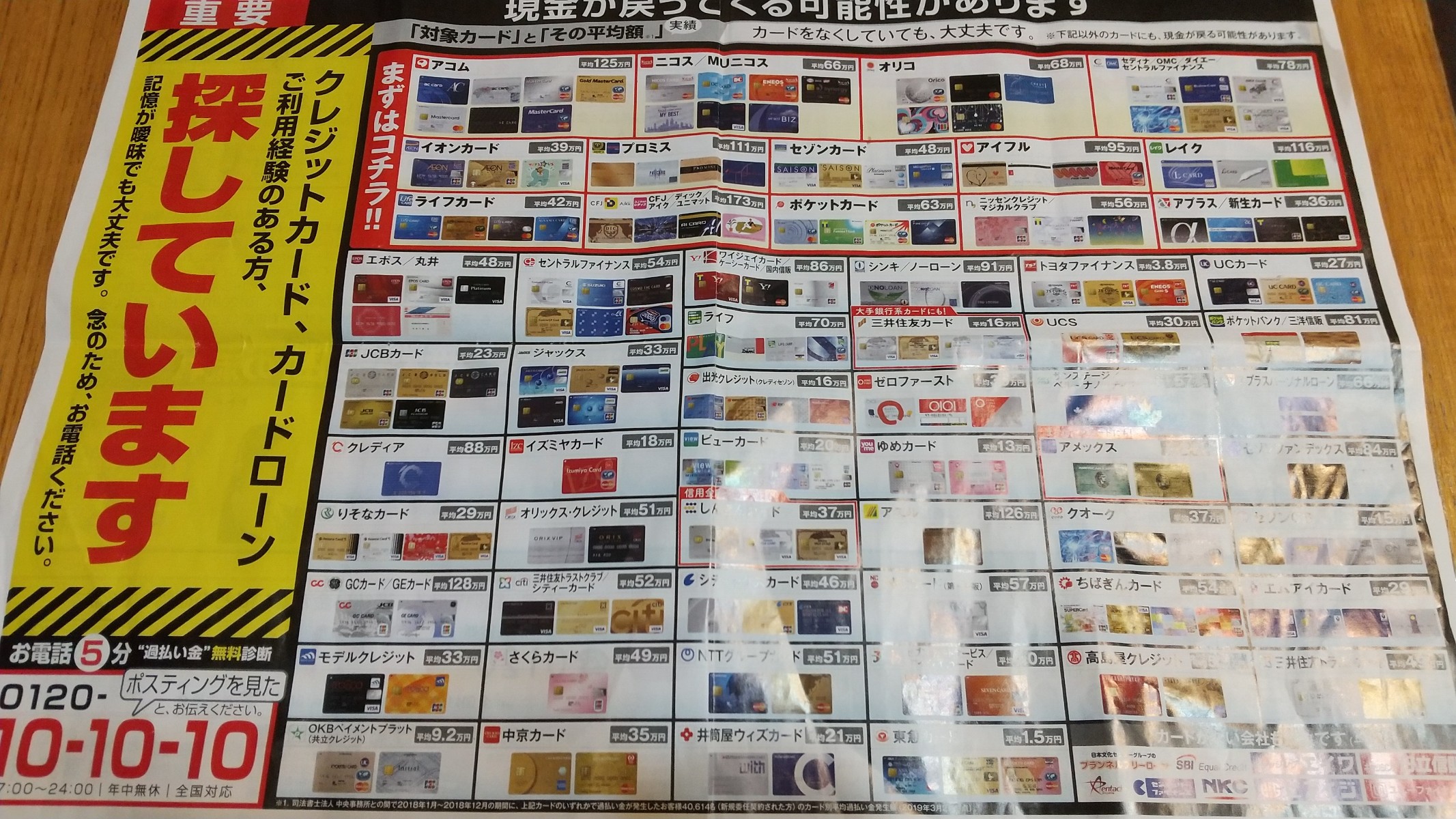 司法書士法人中央事務所が過払い金請求した実績